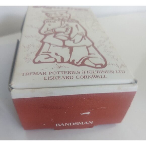 Vintage Tremar UK Hand Made Stoneware Art Pottery "Bandsman"  with Box - Picture 10 of 11